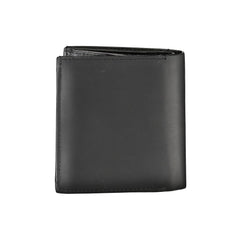 Calvin Klein Herren-Geldbörse aus schwarzem Leder