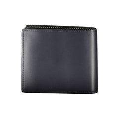 Tommy Hilfiger Blue Leather Men Wallet