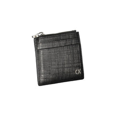Calvin Klein Nero Leder Kartenetui Herren