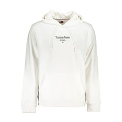 Tommy Hilfiger Herren-Kapuzen-Sweatshirt aus weißer Baumwolle
