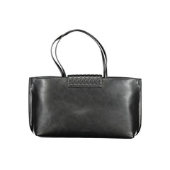 Calvin Klein Schwarze Polyester-Damenhandtasche