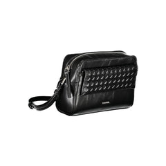 Calvin Klein Schwarze Polyester Damen-Umhängetasche