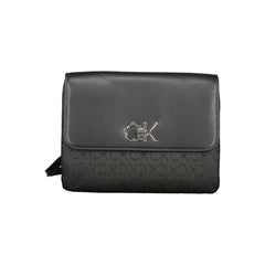 Calvin Klein Schwarze Polyester-Damenhandtasche