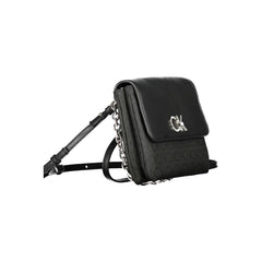 Calvin Klein Schwarze Polyester-Damenhandtasche