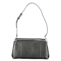 Calvin Klein Nero Polyurethan Damen Schultertasche