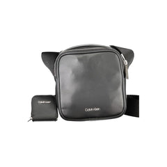 Calvin Klein Black Polyurethane Men Shoulder Bag