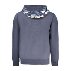 Guess Jeans Blaues Baumwoll-Herren-Kapuzensweatshirt