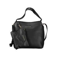 Mario Valentino Black Polyurethane Women's Bag