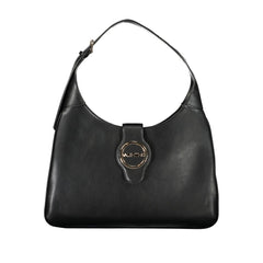 Mario Valentino Black Polyurethane Women Handbag