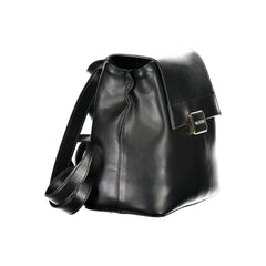 Mario Valentino Black Polyurethane Women's Backpack
