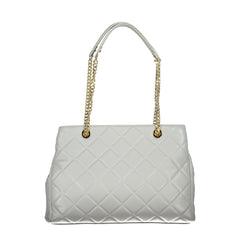 Mario Valentino Gray Polyethylene Handbag