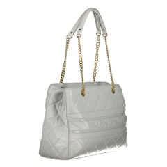 Mario Valentino Gray Polyethylene Handbag