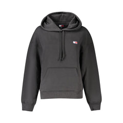 Tommy Hilfiger Damen-Sweatshirt aus schwarzer Baumwolle