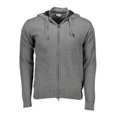 U.S. POLO ASSN. Gray Cotton Men's Sweater