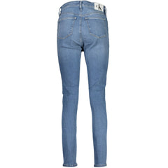 Calvin Klein Azzurro Baumwoll-Damenjeans
