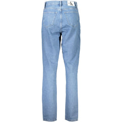Calvin Klein Azzurro Baumwoll-Damenjeans