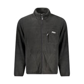 Fila Black Polyester Men Jacket