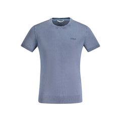 Guess Jeans Blaues Baumwoll-T-Shirt für Herren