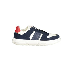 Tommy Hilfiger – Blaue Leder-Sneaker für Herren