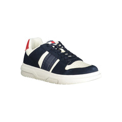 Tommy Hilfiger – Blaue Leder-Sneaker für Herren