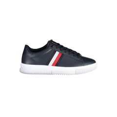 Tommy Hilfiger – Blaue Leder-Sneaker für Herren