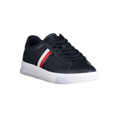 Tommy Hilfiger – Blaue Leder-Sneaker für Herren
