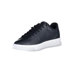 Tommy Hilfiger – Blaue Leder-Sneaker für Herren