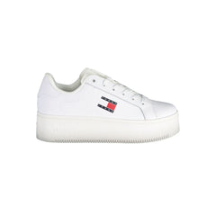 Tommy Hilfiger Damen Sneaker aus weißem Leder
