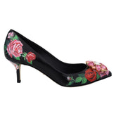 Dolce & Gabbana Black Leather High Heel Pumps