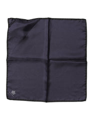 Dolce & Gabbana Blau DG Crown Seiden-Foulard für Herren