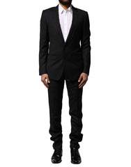 Dolce & Gabbana Blue MARTINI Wool Formal 2 Piece Suit