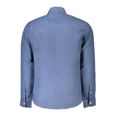 North Sails Blue Linen Men's Shirt