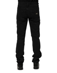 Dolce & Gabbana Schwarze Skinny Jeans aus Baumwolle für Herren