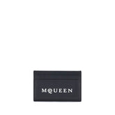Alexander McQueen Black Calf Leather Bos Taurus Wallet