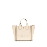 Chloé Beige Cotton Handbag