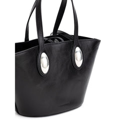 Alexander Wang Schultertasche aus schwarzem Leder