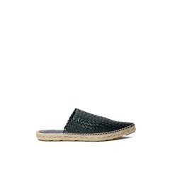 Bottega Veneta Espadrilles aus grünem Leder