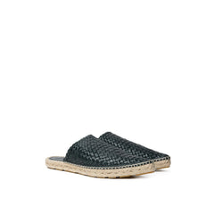 Bottega Veneta Espadrilles aus grünem Leder