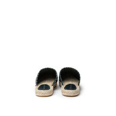 Bottega Veneta Espadrilles aus grünem Leder