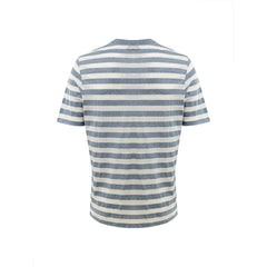 Gran Sasso Blue Cotton T-Shirt