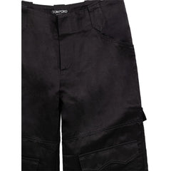 Tom Ford Schwarze Viskose-Cargohose