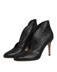 Gianvito Rossi Pumps mit Metallic-Absatz, Schwarz
