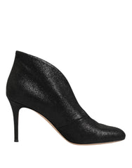 Gianvito Rossi Pumps mit Metallic-Absatz, Schwarz