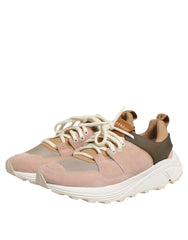 Dondup Multicolor Suede Low Top Women Sneakers Shoes