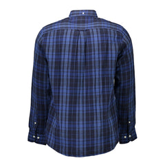 Gant Herrenhemd aus blauer Baumwolle
