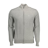 North Sails Grigio Herren Strickjacke aus Baumwolle