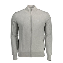 North Sails Grigio Herren Strickjacke aus Baumwolle