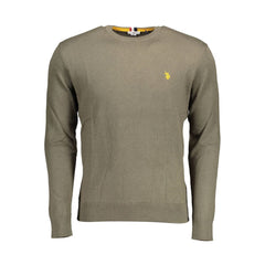 U.S. POLO ASSN. Green Cotton Sweater
