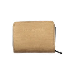 Desigual Braun Polyurethan Damen-Geldbörse