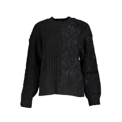 Desigual Black Cotton Sweater